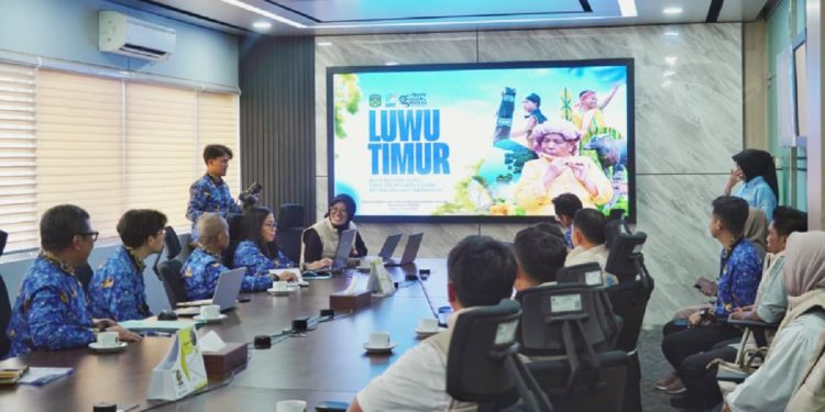 Pemkab Luwu Timur bersama jajaran Badan Geologi Kementerian ESDM membahas percepatan pengusulan Geopark Matano sebagai Geopark Nasional, di Bandung, Jawa Barat, Rabu (17/06/2026). Foto: KOminfo-SP