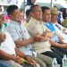 Anggota DPRD Luwu Timur, Rusdi Layong (ketiga dari kiri), menghadiri pembukaan Turnamen Bola Voli Ibas Cup 2026 di Desa Ledu-Ledu, Kecamatan Wasuponda, Jumat (19/6/2026).