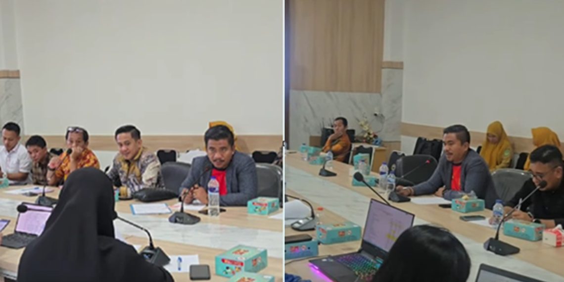 Pertemuan sejumlah anggota DPRD Luwu Timur dengan BKAD Sulsel di Makassar, bahas evaluasi pelaksanaan APBD Lutim 2025, Senin (20/07/2026). Foto IST