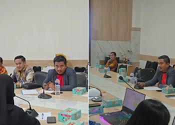 Pertemuan sejumlah anggota DPRD Luwu Timur dengan BKAD Sulsel di Makassar, bahas evaluasi pelaksanaan APBD Lutim 2025, Senin (20/07/2026). Foto IST