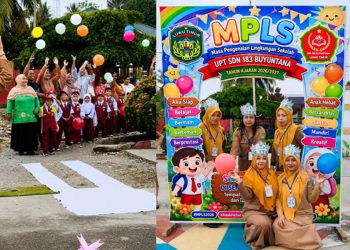 Suasana pembukaan MPLS Ramah untuk siswa baru UPT SDN 183 Buyuntana Tahun Ajaran 2026/2027, Senin (13/07/2026). Foto: IST