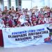 Bupati Luwu Timur Irwan Bachri Syam melepas 84 siswa UCMAS yang akan mewakili daerah pada Olimpiade Aritmatika Nasional 2026 di Makassar, Senin (22/6/2026). Foto: Kominfo-SP