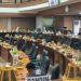 Suasana rapat paripurna dengan agenda pandangan akhir fraksi atas laporan pertanggungjawaban APBD Luwu Timur 2025, Jumat (10/07/2026). Foto: Jaeja.id