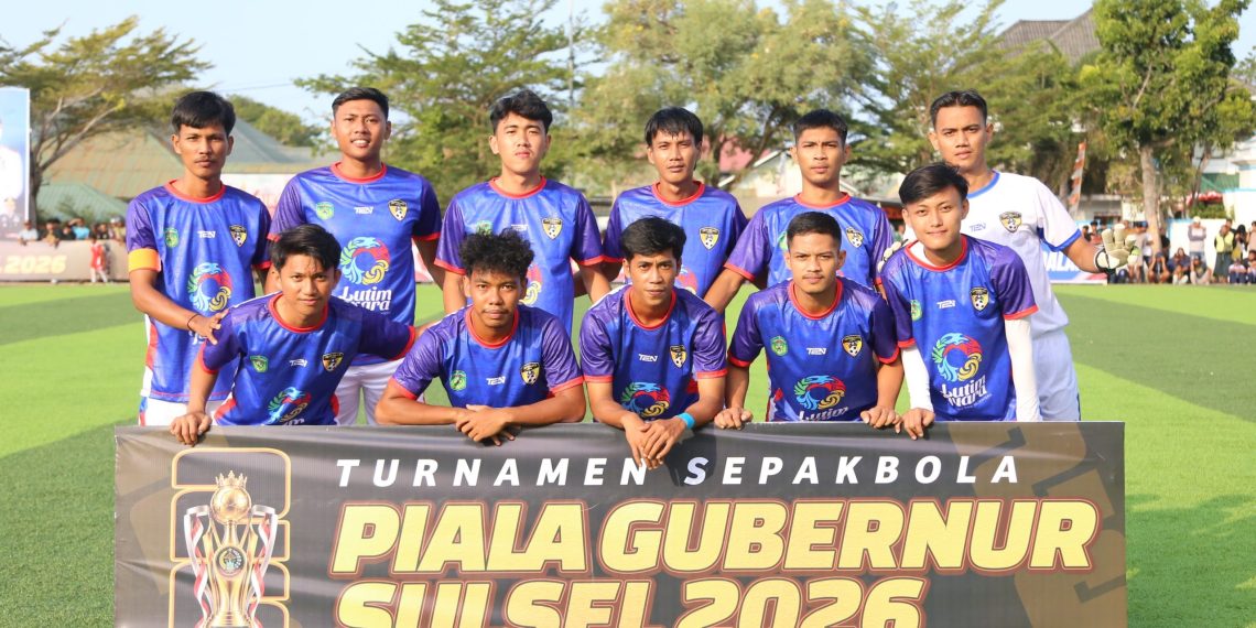 Skuad Perslutim Luwu Timur di Piala Gubernur Sulsel 2026.