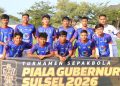 Skuad Perslutim Luwu Timur di Piala Gubernur Sulsel 2026.