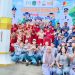 Sekda Luwu Timur, Ramadhan Pirade foto Bersama peserta upacara Hari Anak Nasional di halaman Kantor Bupati Lutim, Kamis (23/07/2026). Foto : Warta Lutim