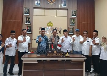Dewan Pendidikan Luwu Timur dan Polres Luwu Timur membangun sinergi melindungi pelajar dari ancaman narkotika. Foto: IST