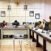 Ketua DPRD Luwu Timur, Ober Datte memimpin penerimaan kunjungan kerja Pansus LHP BPK RI DPRD Tana Toraja di Ruang Aspirasi, Selasa (28/07/2026).