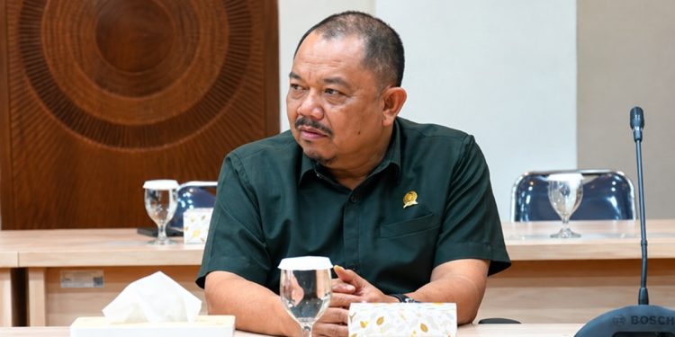 Anggota DPRD Luwu Timur, Muhammad Iwan ikut mendampingi Pemkab Luwu Timur konsultasi ke Komnas HAM RI, Jumat (17/07/2026).