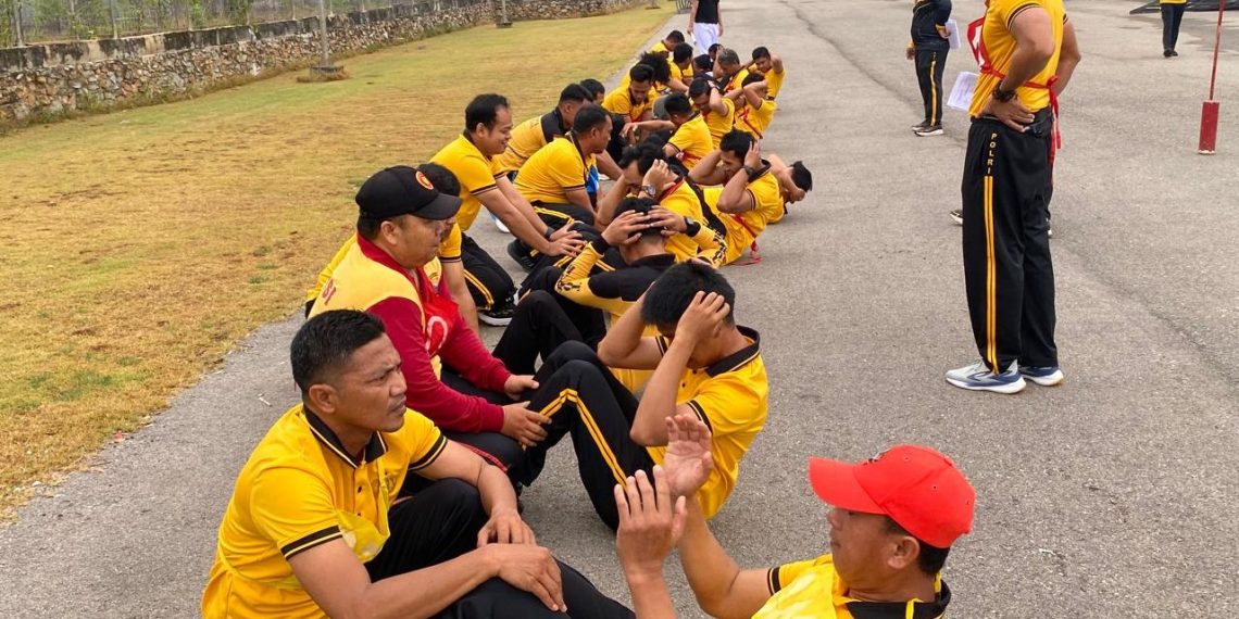 Polres Luwu Timur Gelar Kesamaptaan Jasmani Personel