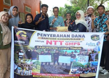 Lewat Pemkab Luwu Timur, GMPS Serahkan Bantuan untuk Korban Gempa NTT