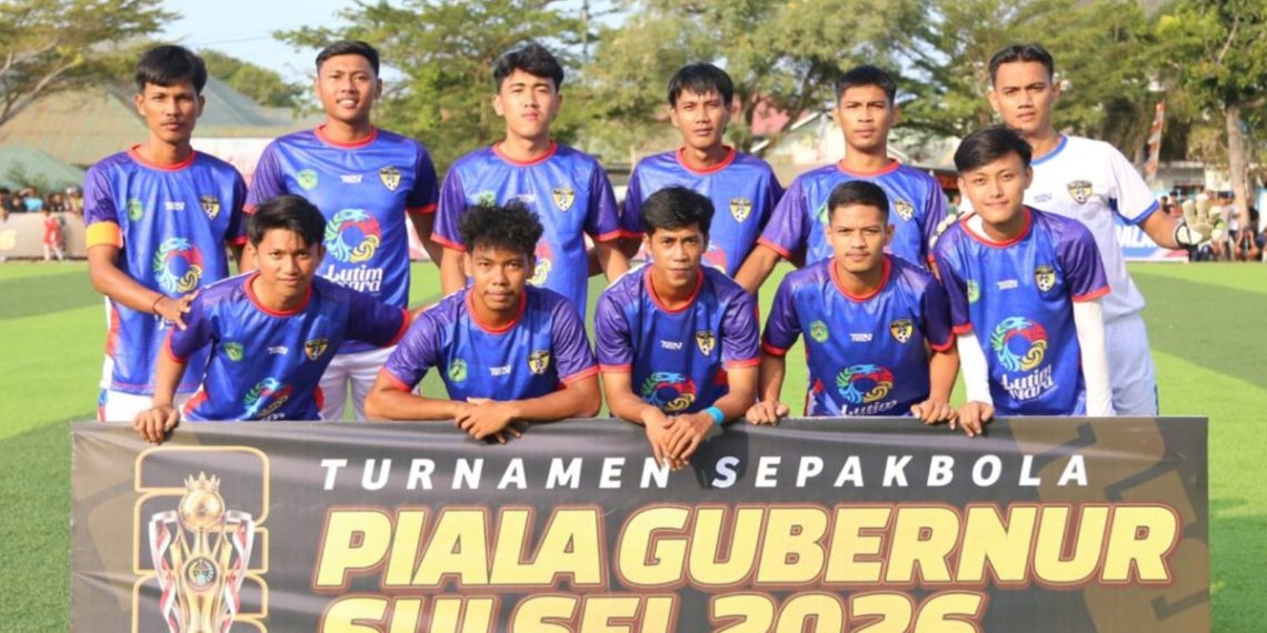 Skuad Perslutim Luwu Timur di Piala Gubernur Sulsel 2026.