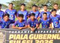 Skuad Perslutim Luwu Timur di Piala Gubernur Sulsel 2026.