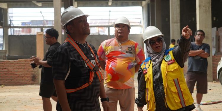 Target Rampung Desember, Bupati dan Wabup Tinjau Progres Pembangunan Pasar Tomoni