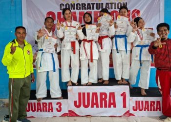 Kejurda Karate : INKAI Luwu Timur Raih 8 Medali Emas