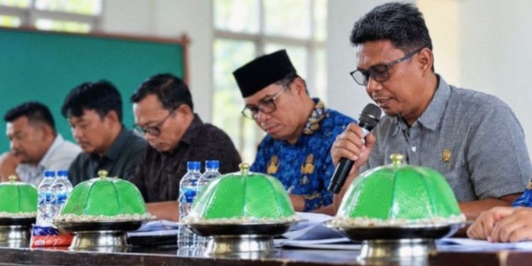 Anggota DPRD Luwu Timur dari Fraksi PDIP monitoring APBD 2027 di Tomoni Timur.