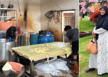 Nurtiani (62), pemilik pabrik pengolahan kedelai di Wawondula, Luwu Timur, menyuplai tahu ke perusahan katering rekanan PT Vale Indonesia. Foto: Jumaidil/IST